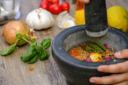 mortar and pestle